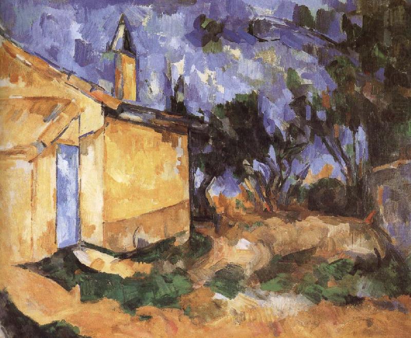 Paul Cezanne dorpen oil painting picture